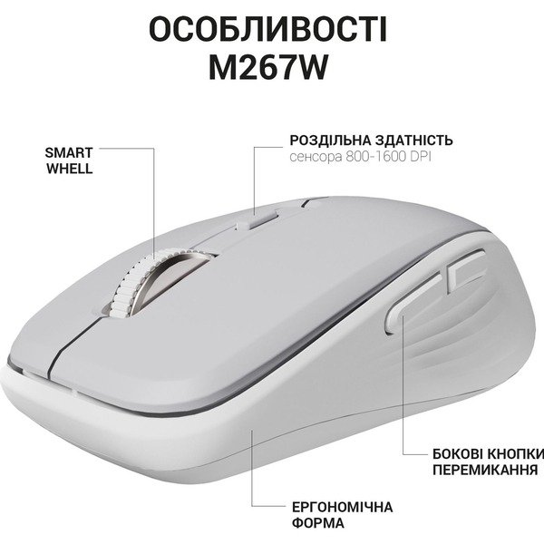 Миша OfficePro Wireless M267G, зображення 11