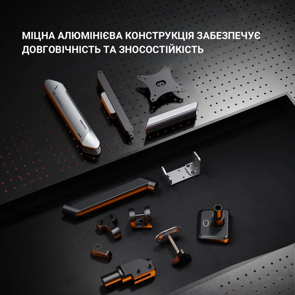Настільне кріплення для монітора Anda Seat Stealth Pro II RGB 17’’-42’’ Black, изображение 12