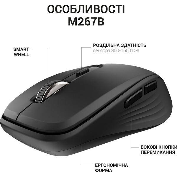 Миша OfficePro Wireless M267B, зображення 11