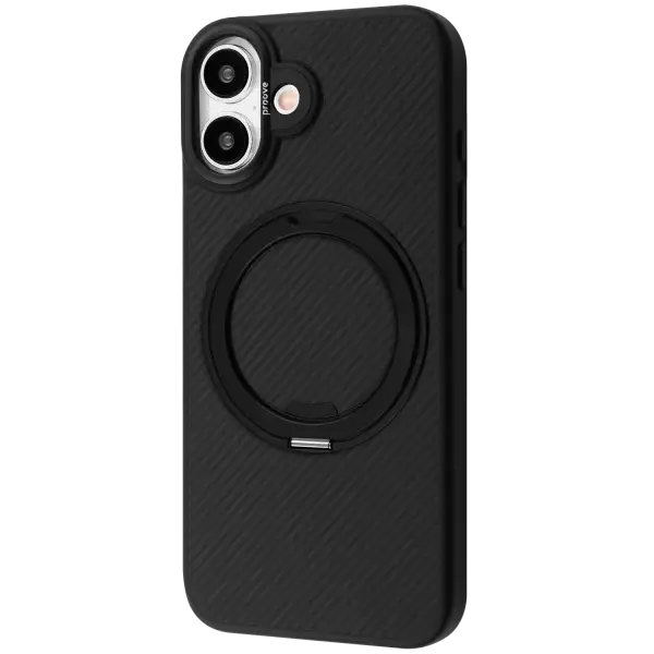 Чехол  Proove Reinforce Case with Magnetic Ring iPhone 17 (чорний)