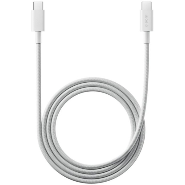 Кабель Xiaomi Braided Type-C-Type-C 6A 1m (BHR087KGL) білий