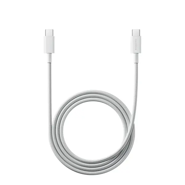 Кабель Xiaomi Braided Type-C-Type-C 60W 3A 1m(BHR0878GL)біл