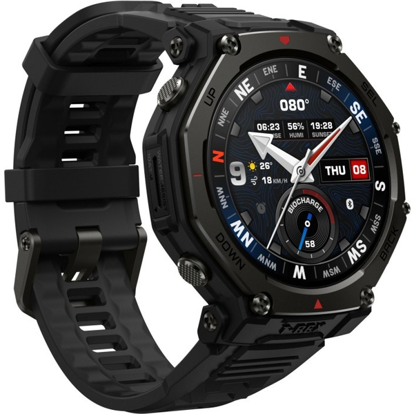 Смарт-годинник Amazfit T-Rex 3 Pro 48mm W2444OV1N Tactical Black, изображение 2