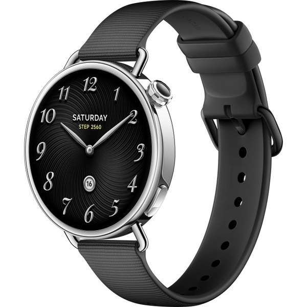 Смарт-годинник Xiaomi Watch S4 41mm Fluororubber Strap Чорний BHR07VRGL, изображение 3