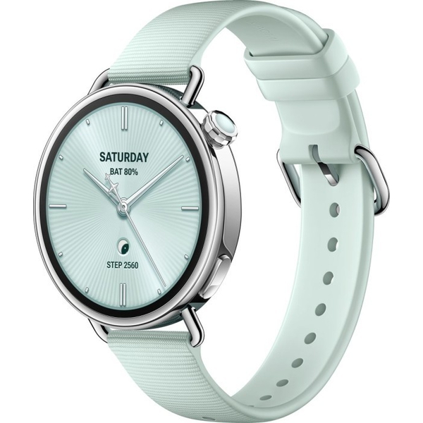 Смарт-годинник Xiaomi Watch S4 41mm Fluororubber Strap Мятно-зелений BHR080CGL, изображение 3
