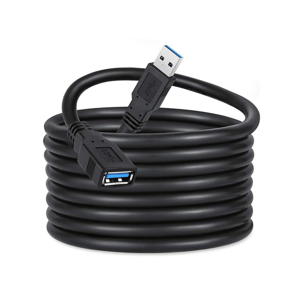 Кабель Colorway подовжувач USB 3.0 AM/AF 1.8 м чорний (CW-CBUF075-BK), зображення 2