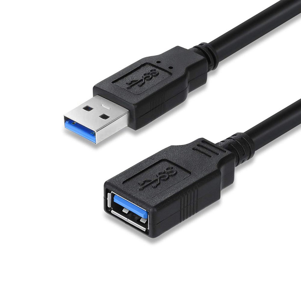 Кабель Colorway подовжувач USB 3.0 AM/AF 1.8 м чорний (CW-CBUF075-BK), зображення 3