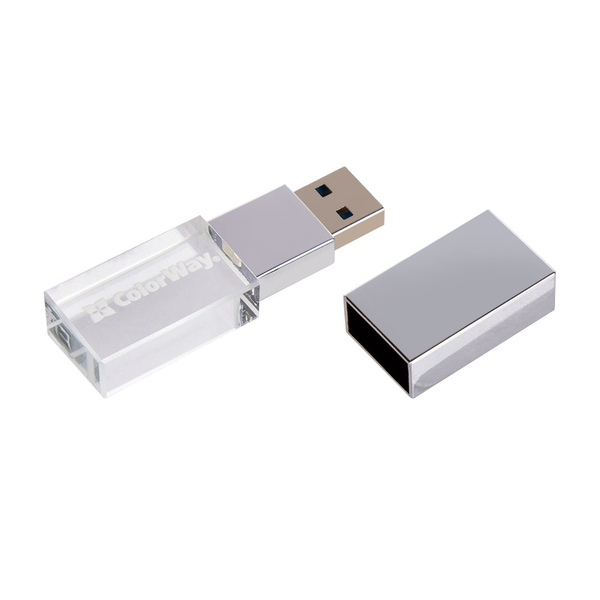 USB накопичувач ColorWay Crystal 64gb USB 3.0 (CW-USBCL64), изображение 2
