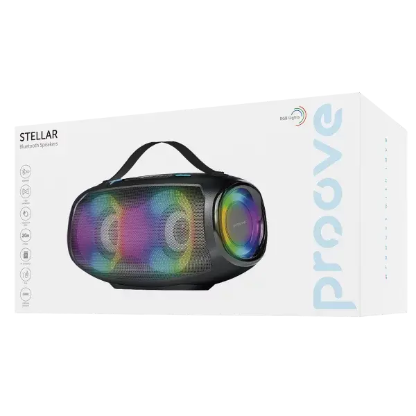 Портативна колонка Proove Stellar 20W Black (PDSL200010001), изображение 4
