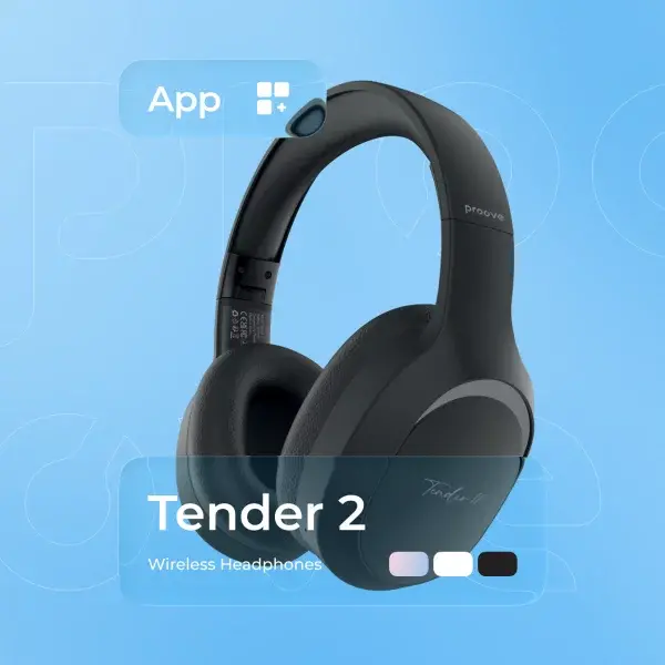 Бездротові навушники Proove Tender 2 (APP) (чорний), Цвет: Черный, изображение 5