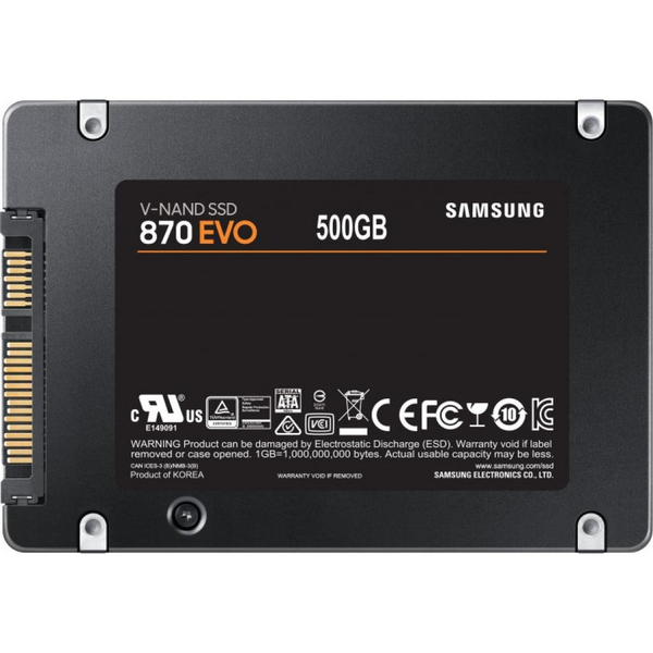 SSD накопичувач Samsung 2.5" 500GB SATA 870 EVO, зображення 4