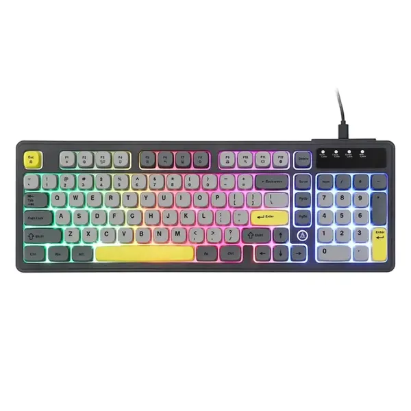 Дротова клавіатура Ajazz AF98 Glacier Blue (AF98-GB), зображення 4
