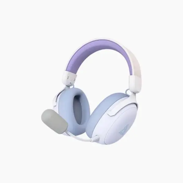 Бездротова ігрова гарнітура Ajazz AHM08 MAX Purple White Blue (AHM08-MAX-PWB)
