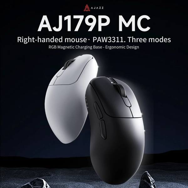 Бездротова ігрова миша Ajazz AJ179P MC White (AJ179P-MC-W), изображение 3