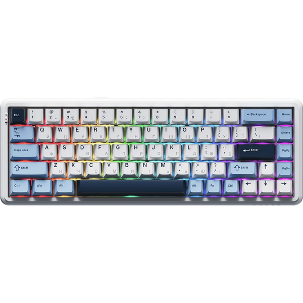 Дротова магнітна клавіатура Ajazz AK680 MAX Magnetic switches Blue White Dark Blue (AK680-M-BWD-AW)