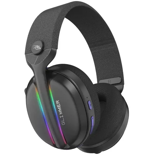 Бездротова ігрова гарнітура Proove Gaming Glimmer (APP) black/purple (WHGL00022016), зображення 4