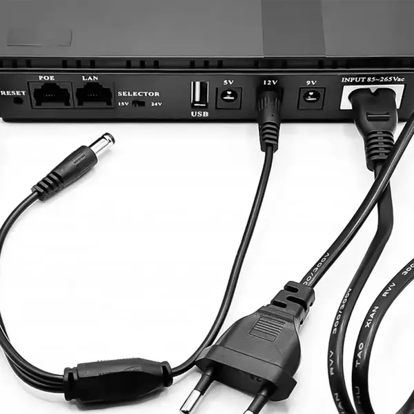 Джерело безперебійного живлення UPS 10400mAh 18W DC 5V/9V/12V/24, зображення 4