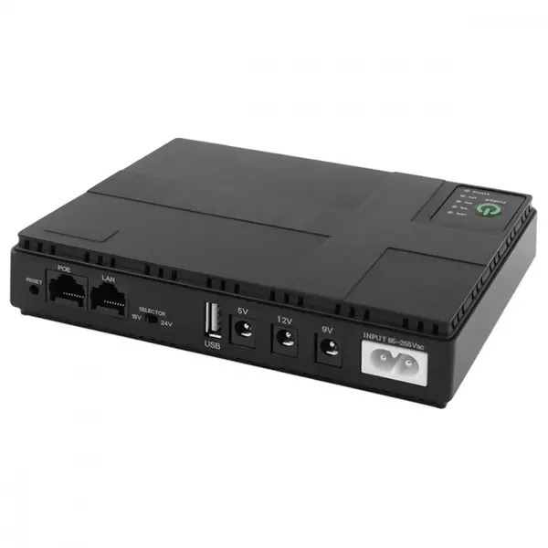 Джерело безперебійного живлення UPS 10400mAh 18W DC 5V/9V/12V/24, изображение 2