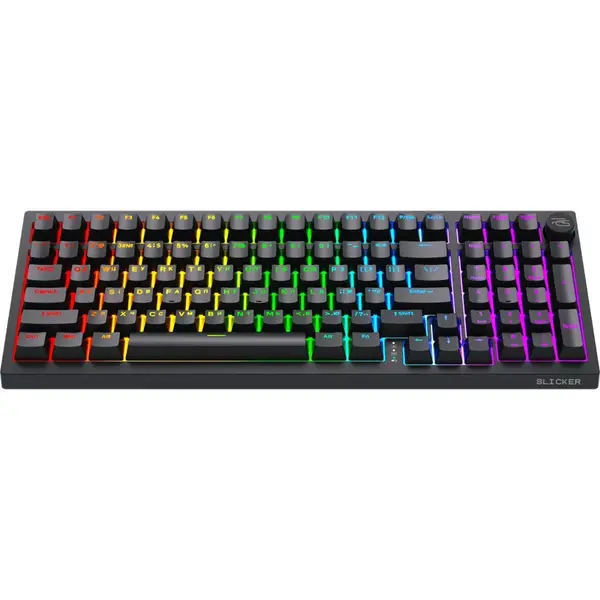 Бездротова ігрова клавіатура Proove Gaming Slicker (Ukraine Layout) Black (WKSL00022401), зображення 2
