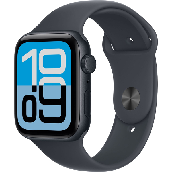 Apple Watch SE 3 GPS 44mm Midnight Aluminium Case with Midnight Sport Band M/L MEHQ4RK/A, изображение 2
