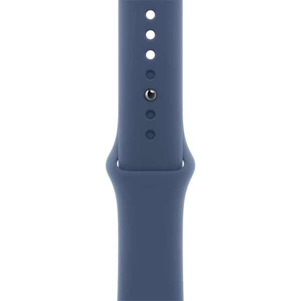 Apple Watch SE 2 2024 GPS 44mm Silver Aluminium Case with Denim Sport Band M/L MXER3, зображення 3