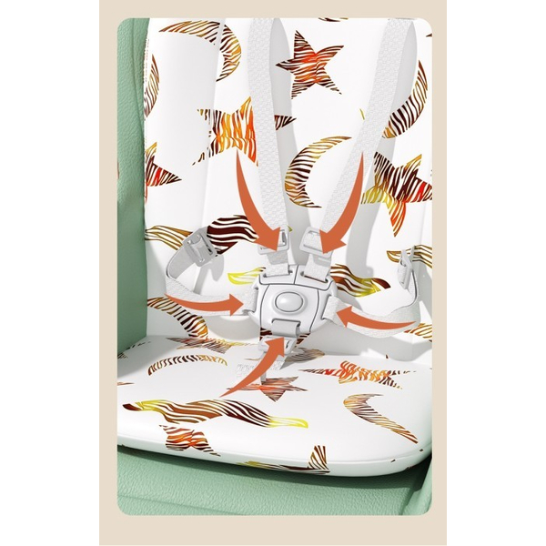 Стільчик-шезлонг для годування 2в1 BabyChair Z901 Green (зелений), изображение 18