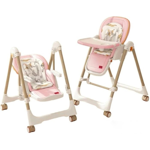 Стільчик-шезлонг для годування 2в1 Kidilo Baby Chair Z901 pink (11-3), зображення 3