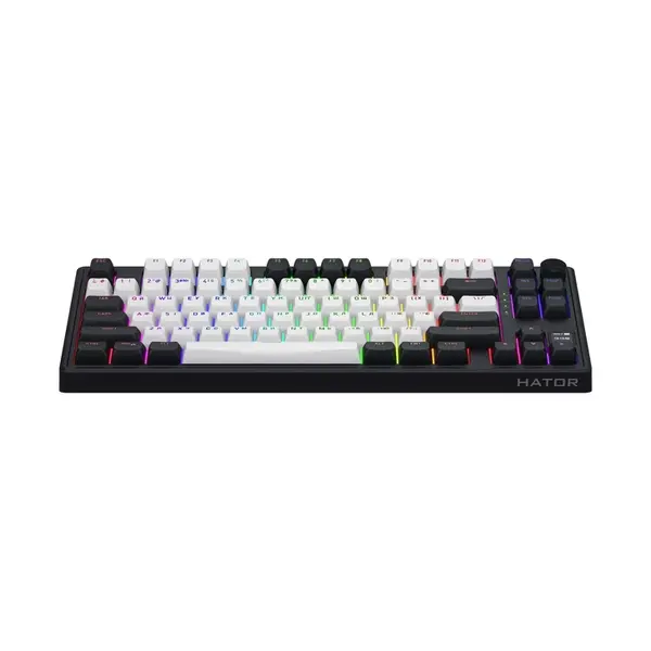 Клавіатура магнітна HATOR Skyfall 80 MAG ULTIMA 8K wireless (HTK3880UA) black-white, зображення 2