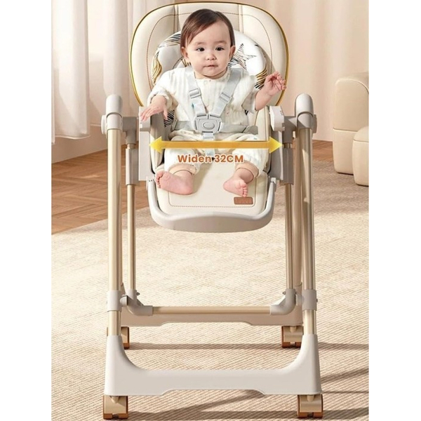 Стільчик-шезлонг для годування 2в1 Kidilo Baby Chair Z901 beige (11-3), зображення 18