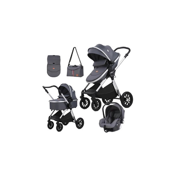 Коляска 3в1 Kidilo H2D (grey), зображення 2