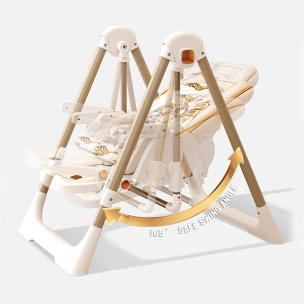Стільчик-шезлонг для годування 2в1 Kidilo Baby Chair Z901 beige (11-3), изображение 5