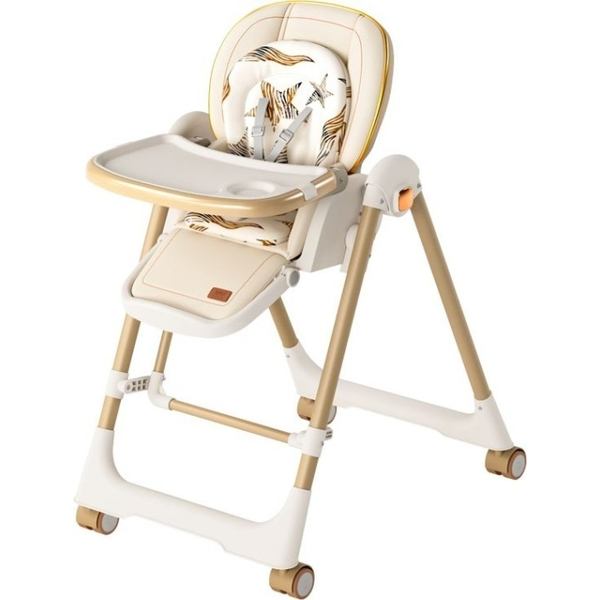Стільчик-шезлонг для годування 2в1 Kidilo Baby Chair Z901 beige (11-3), изображение 4