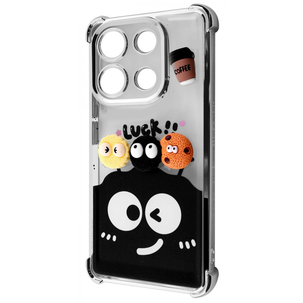 Чохол WAVE Winkie Xiaomi Redmi Note 13 Pro 4G/Poco M6 Pro 4G/Redmi Note 14s Silver/splash