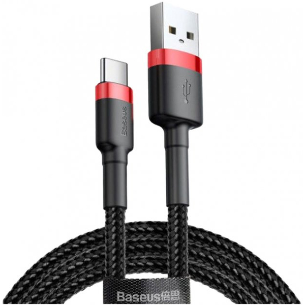 Кабель Baseus Cafule Type-C 2A (2m) red/black