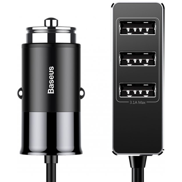 АЗП Baseus Enjoy Together Four Interfaces 5.5A 4USB (black) CCTON-01