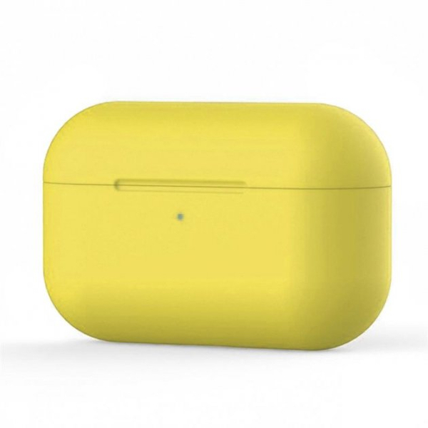 Чехол Silicone Case Slim for AirPods Pro Yellow, Цвет: Желтый, Оригинальное название цвета: Yellow