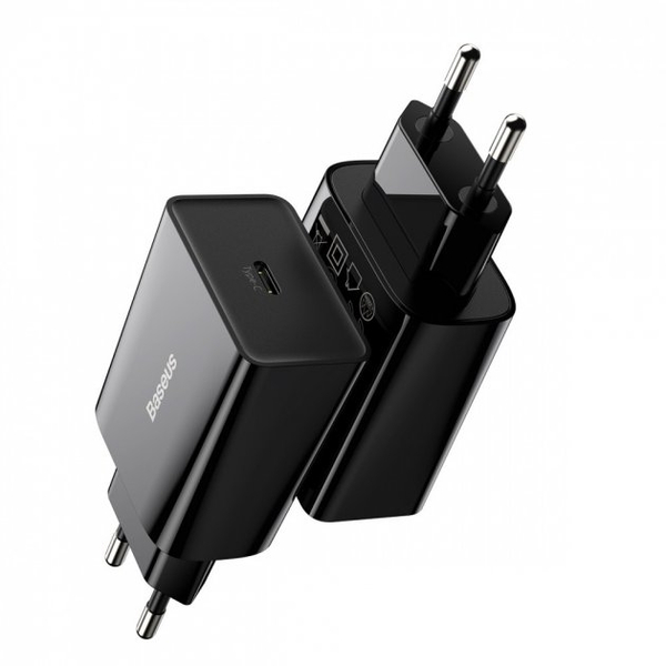 Зарядное устройство для Baseus Speed Mini PD Charger 20W 1 Type-C Black (PB2870-1)