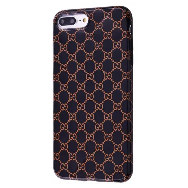 Чохол Brand Gucci Apple iPhone 7 Plus/8 Plus Black pattern