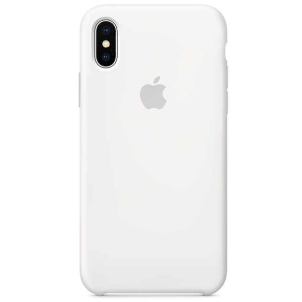 Чехол силиконовый Apple iPhone XS Max White