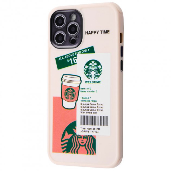 Чехол Brand Starbucks Apple iPhone 12 Pro Max White
