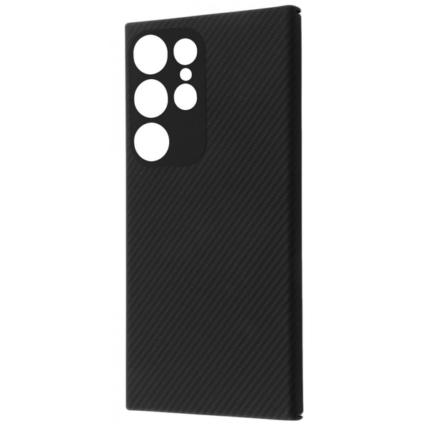 Чохол WAVE Premium Carbon Slim with Magnetic Ring Samsung Galaxy S24 Ultra Black