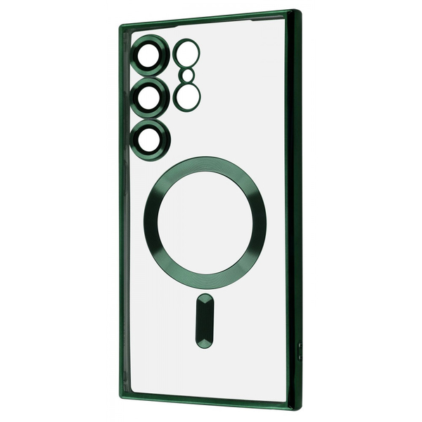 Чохол WAVE Metal Color Case with Magnetic Ring Samsung Galaxy S25 Ultra Dark green