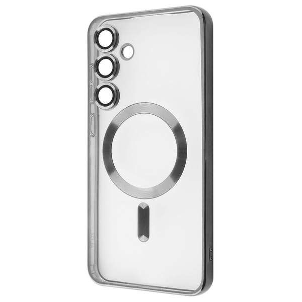 Чохол WAVE Metal Color Case with Magnetic Ring Samsung Galaxy S24 FE Silver