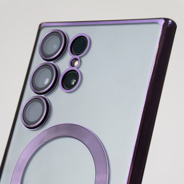 Чохол WAVE Metal Color Case with Magnetic Ring Samsung Galaxy S25 Plus Deep purple, зображення 4
