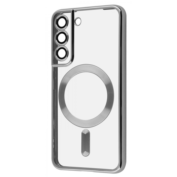 Чохол WAVE Metal Color Case with Magnetic Ring Samsung Galaxy S22 Silver