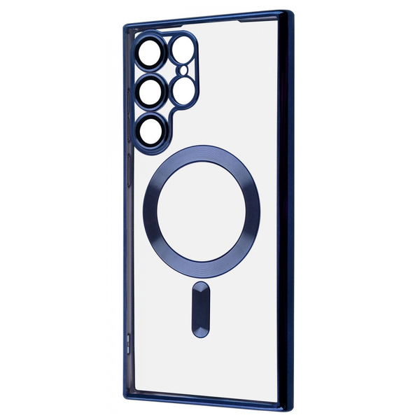 Чохол WAVE Metal Color Case with Magnetic Ring Samsung Galaxy S22 Ultra Midnight blue