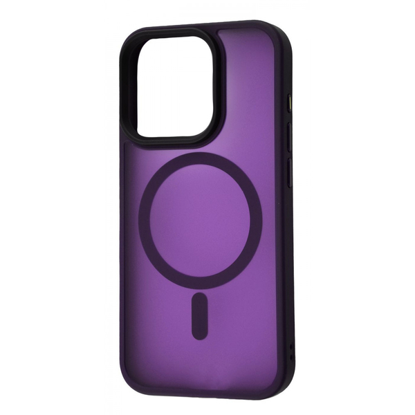 Чохол WAVE Matte Insane Case with Magnetic Ring iPhone 15 Deep purple