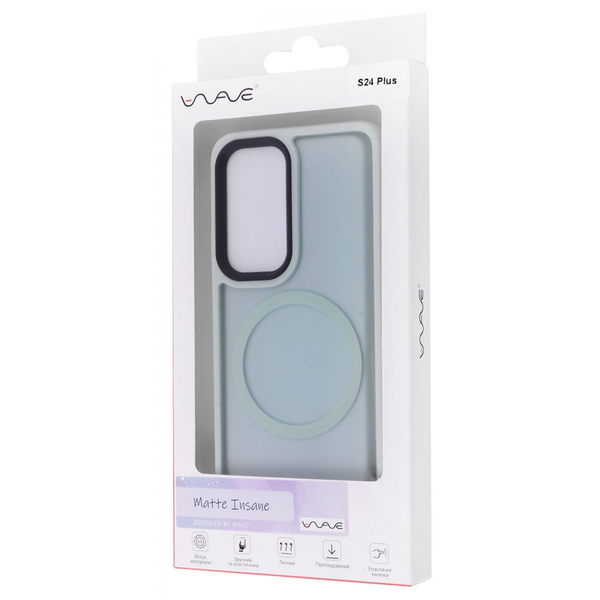 Чохол WAVE Matte Insane Case with Magnetic Ring Samsung Galaxy S24 Plus/S25 Plus Black, зображення 2