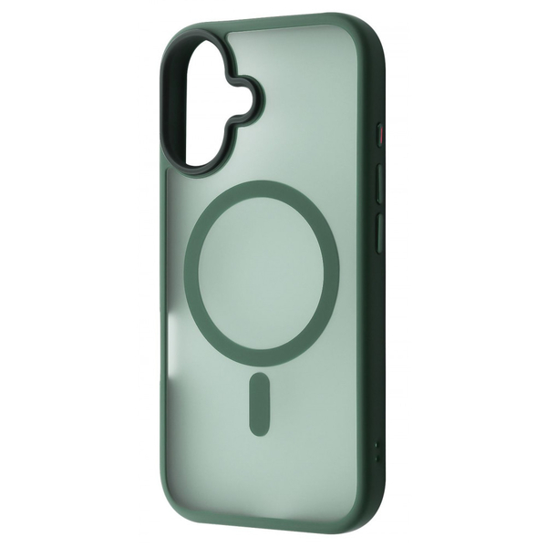 Чохол WAVE Matte Insane Case with Magnetic Ring iPhone 16 Green
