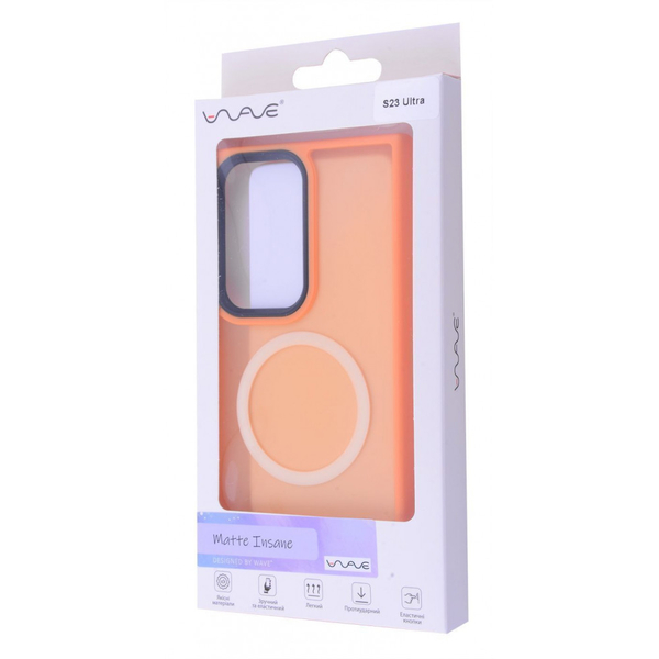 Чохол WAVE Matte Insane Case with Magnetic Ring Samsung Galaxy S23 Ultra Midnight blue, зображення 2